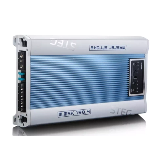 Steg M.MSK130.4 – 4-kanałowy wzmacniacz klasy D Hi-End Car Audio